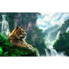 Tiger - Wasserfall