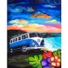 Alter VW-Bus - Meer